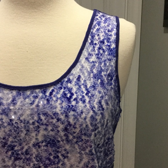 💥Dana Buchman Sequin Top - Picture 3 of 6